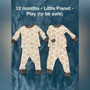 12 month pajamas set
